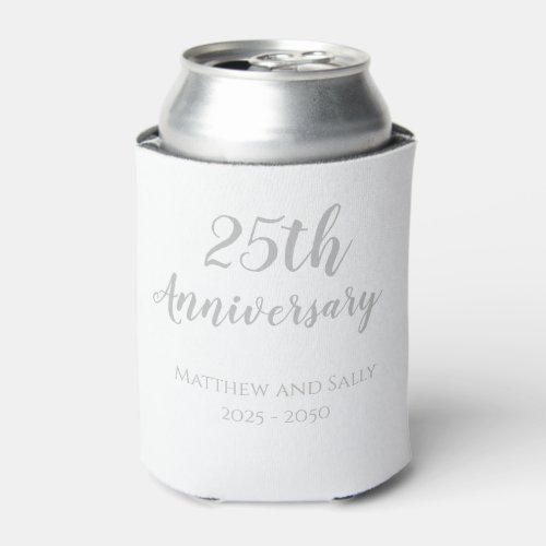 25th Anniversary Party Can Cooler