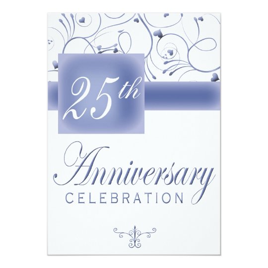 25th Anniversary Party Invitation | Zazzle