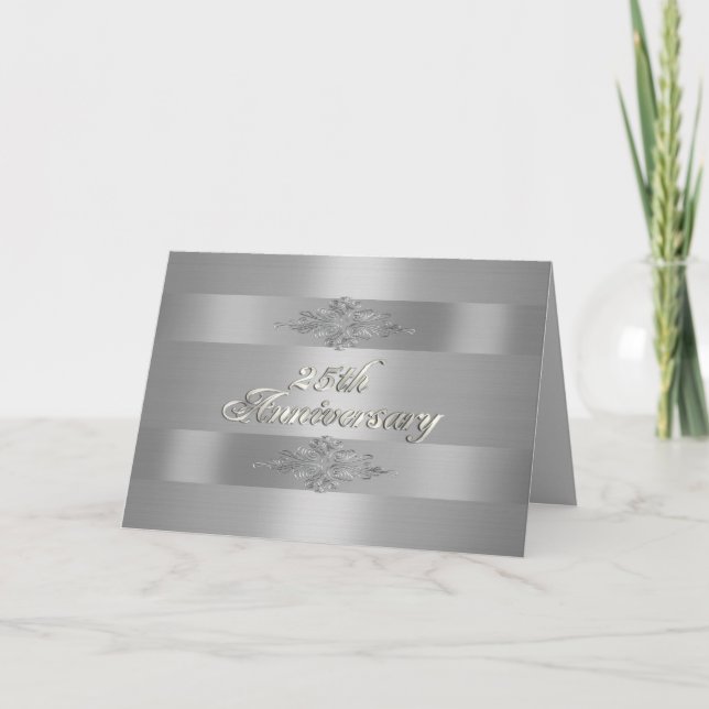 25th anniversary party invitation from children (Front)