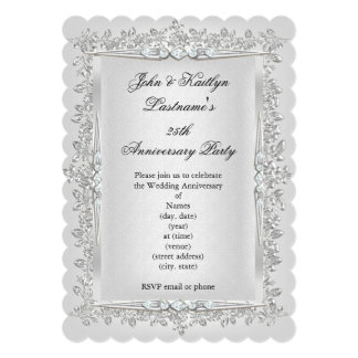 25th Wedding Anniversary Invitations, 2100+ 25th Wedding Anniversary ...