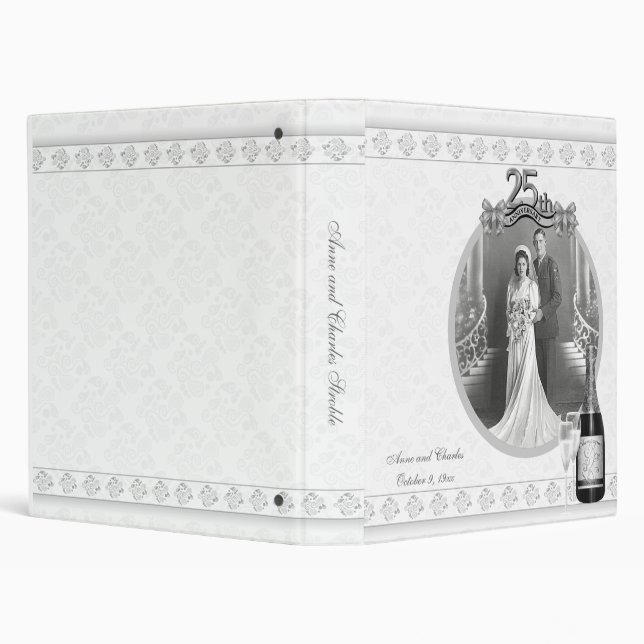 25th Anniversary Photo Keepsake Binder (Background)