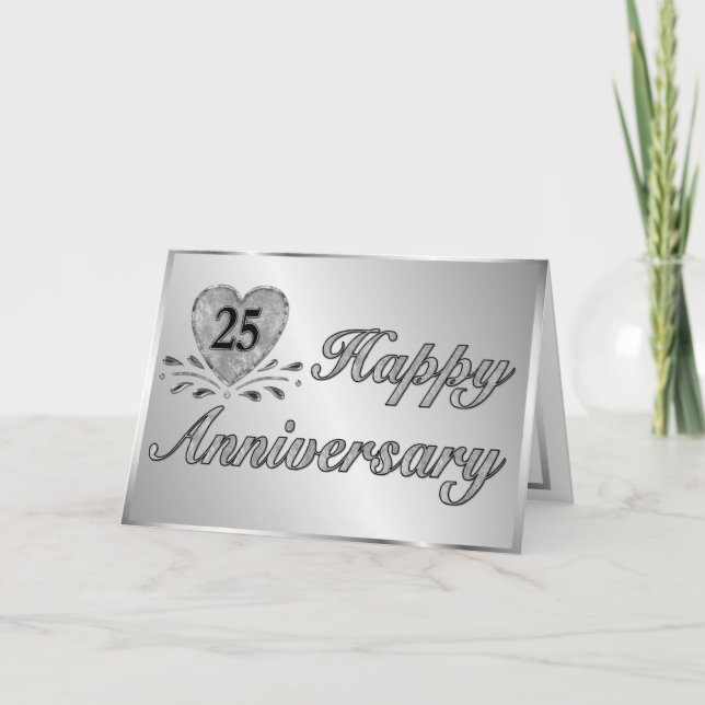 25th Anniversary - Silver Card (Front)