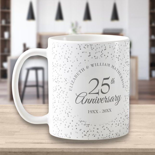 25th Anniversary Silver Stardust Coffee Mug (Creator Uploaded)