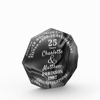 25th Anniversary Silver Wedding Gift Personalized