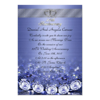 25th Anniversary vow renewal Invitation