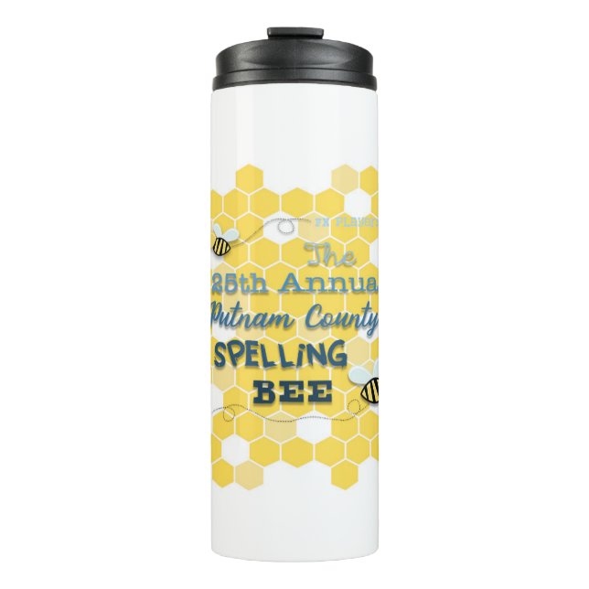 25th Annual Putnam County Spelling Bee Thermal Tumbler (Front)
