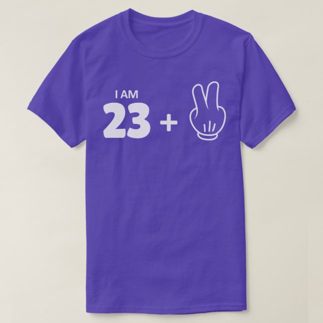 25th birthday 2 T-Shirt (Design Front)