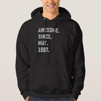 25th Birthday Awesome Since May 1997 25 Years Old Hoodie