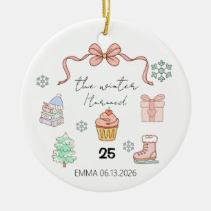 25th Birthday Gift for Daughter Milestone Birthday Ceramic Ornament
