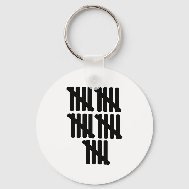 25th birthday keychain (Front)