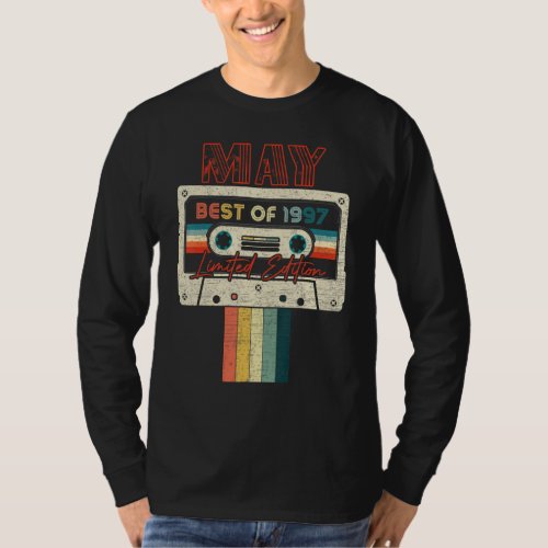 25th Birthday  May Best Of 1997 Cassette Tape T_Shirt