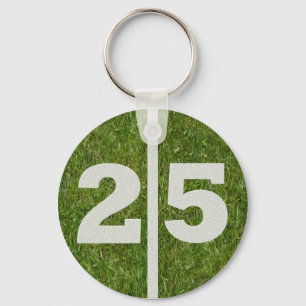 25th Birthday Party Favor Keychain