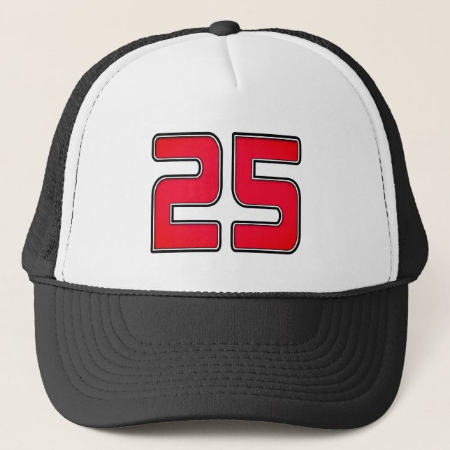 25th Birthday Party Trucker Hat (Front)