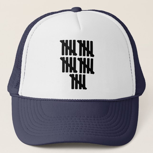 25th birthday trucker hat (Front)