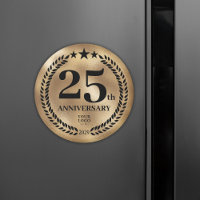 25th Business Anniversary Gold