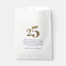 25th Business Anniversary Navy Gold Guest