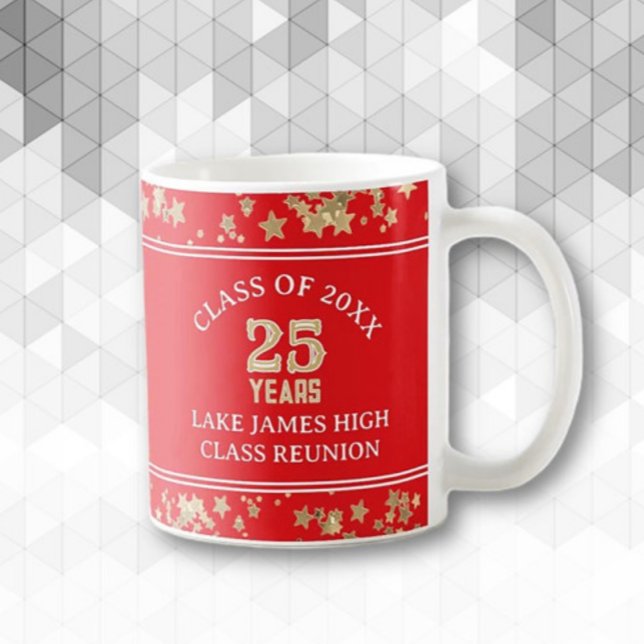 25th! Fun class reunion favor Coffee Mug (Creator Uploaded)