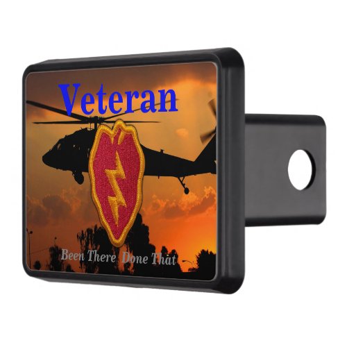 25th ID INF DIV infantry veterans vets patch Hitch Cover