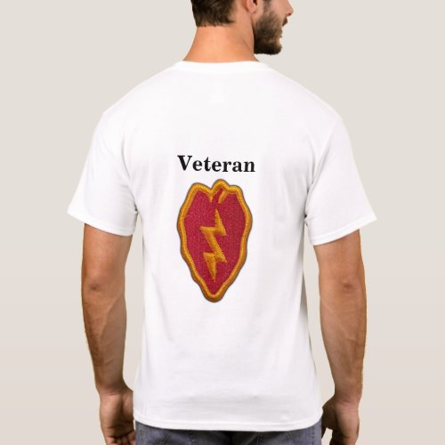 25th ID Infantry Division Veterans Vets LRRP T_Shirt