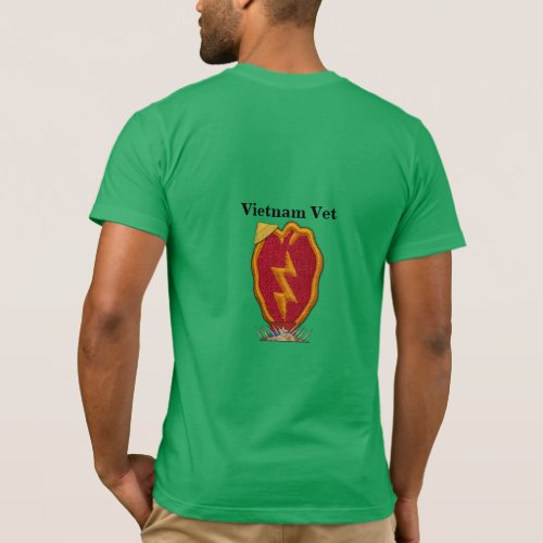 25th ID Infantry Division Veterans Vets LRRPS T_Shirt