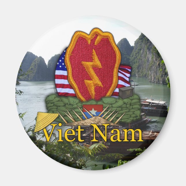25th ID Infantry division vietnam war vets Magnet (Front)