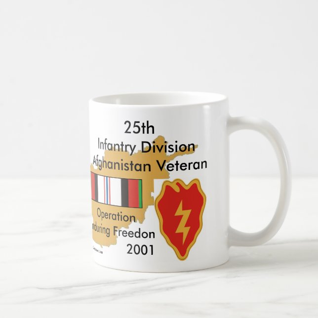 25th Inf Div Afgan Vet Coffee Mug (Right)
