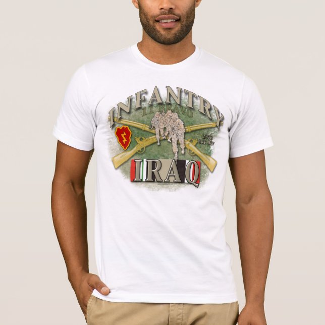 25th Inf Div - Iraq T-Shirt (Front)