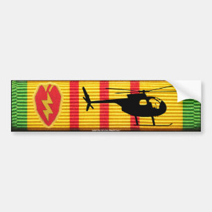 25th Infantry Div. OH-6 Loach VSM Bumper Sticker