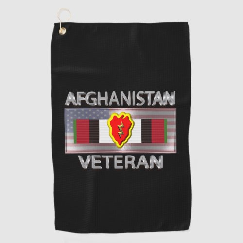 25th Infantry Division Afghanistan Veteran Golf Towel