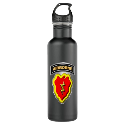 25th Infantry Division Airborne Stainless Steel Water Bottle