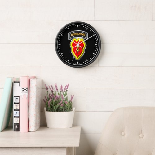 25th Infantry Division Airborne Veteran Clock