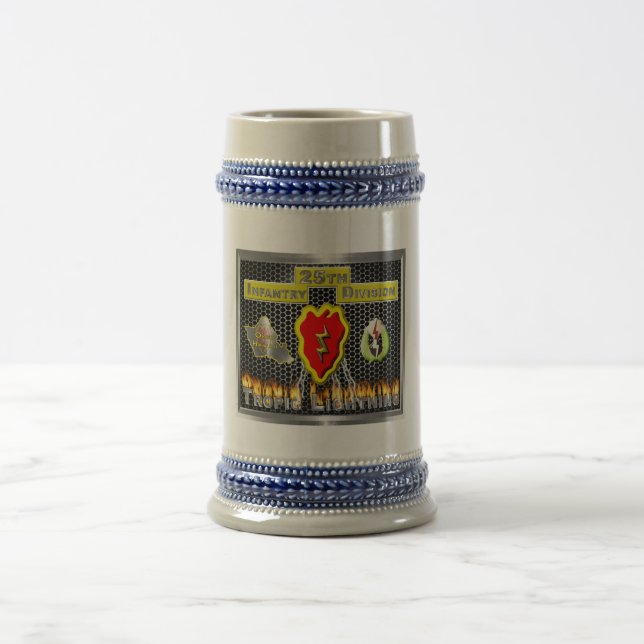 25th Infantry Division  Beer Stein (Center)