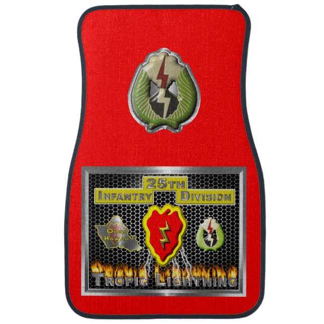 25th Infantry Division  Car Floor Mat (Front)