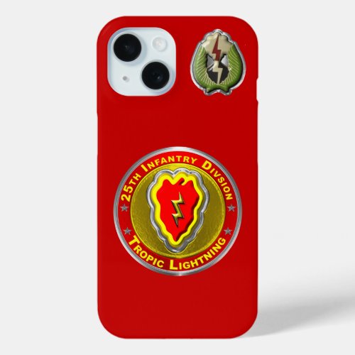 25th Infantry Division  iPhone 15 Case