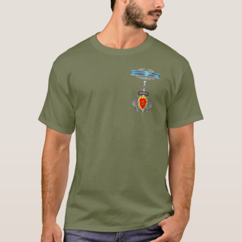 25th Infantry Division CIB Afghanistan T_Shirt