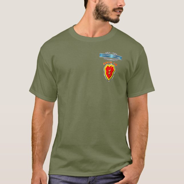 25th Infantry Division CIB  T-Shirt (Front)