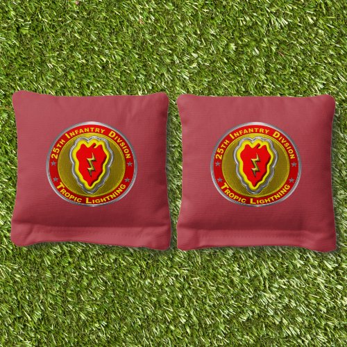 25th Infantry Division Cornhole Bags