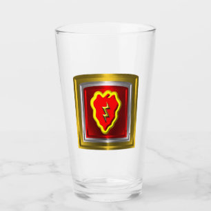 25th Infantry Division Customized Patch Glass