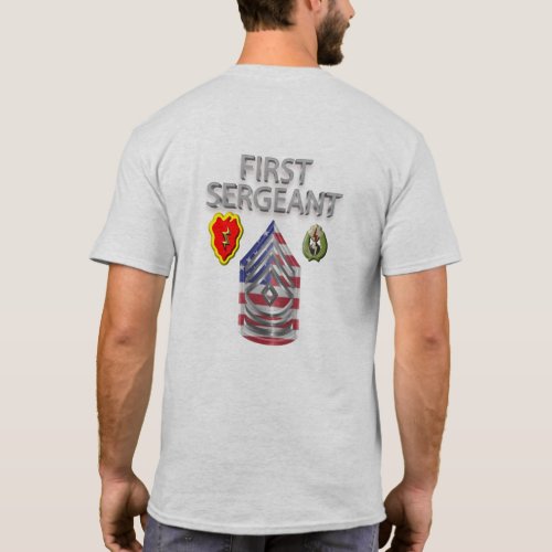 25th Infantry Division First Sergeant T_Shirt