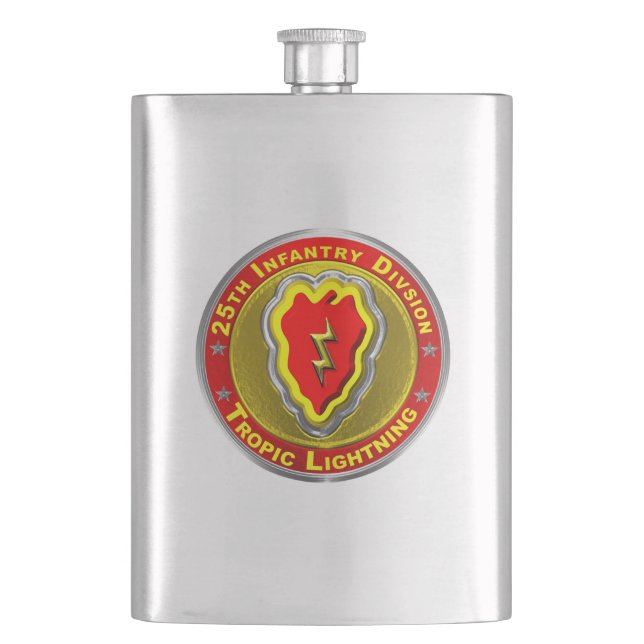 25th Infantry Division Flask (Front)