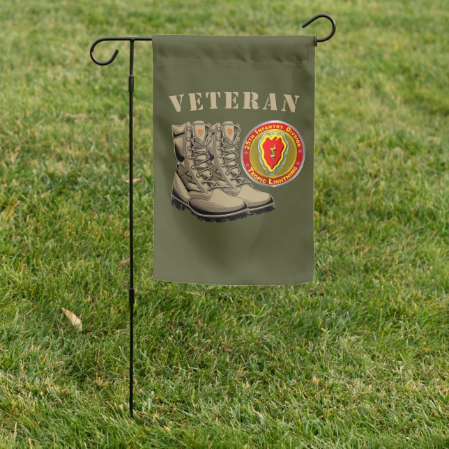 25th Infantry Division  Garden Flag (In SItu)
