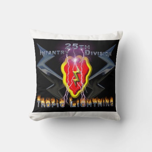 25th Infantry Division Gift Throw Pillow