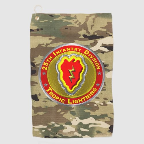 25th Infantry Division  Golf Towel