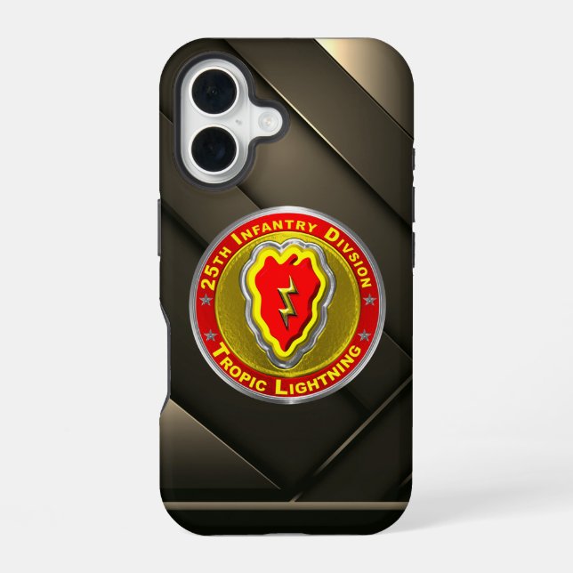 25th Infantry Division  Iphone Case (Back)