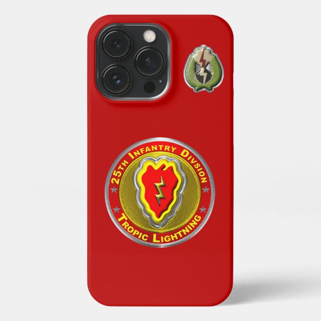 25th  Infantry Division  iPhone Case (Back)