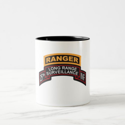 25th Infantry Division LRS Scroll Ranger Tab Two_Tone Coffee Mug