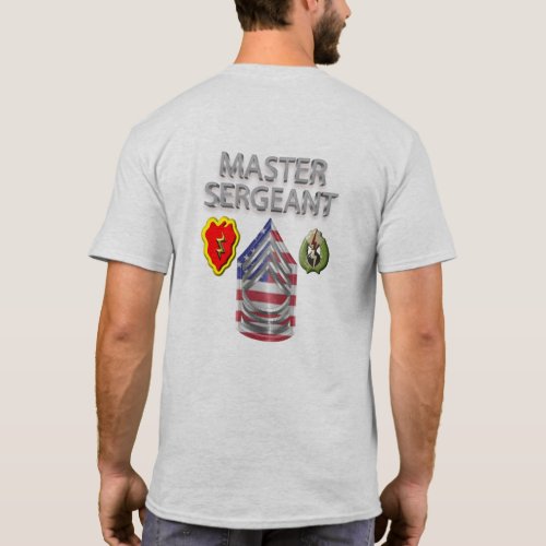 25th Infantry Division Master Sergeant T_Shirt