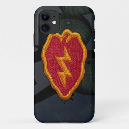 25th Infantry Division Nam Patch iPhone 11 Case