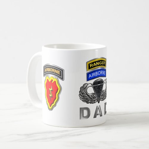 25th Infantry Division Ranger Airborne Dad Coffee Mug