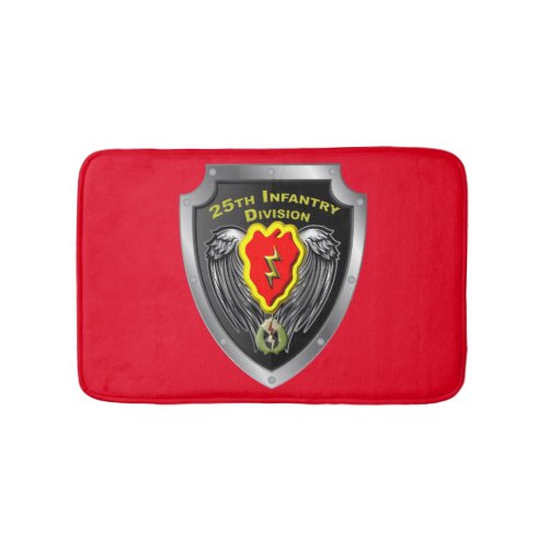 25th Infantry Division Tropic Lightning Bath Mat